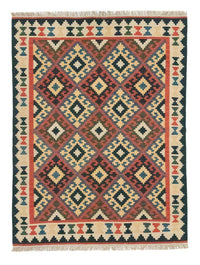Kelim Carpet - orientalisk matta - 200 x 150 cm - brun