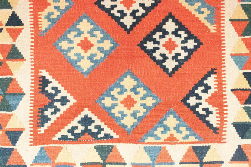 Kelim Carpet - orientalisk matta - 203 x 143 cm - orange