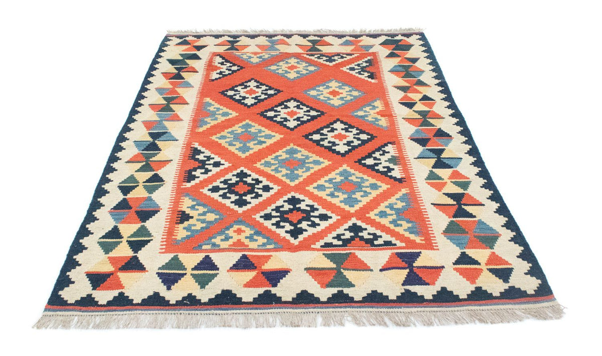 Kelim Carpet - orientalisk matta - 203 x 143 cm - orange