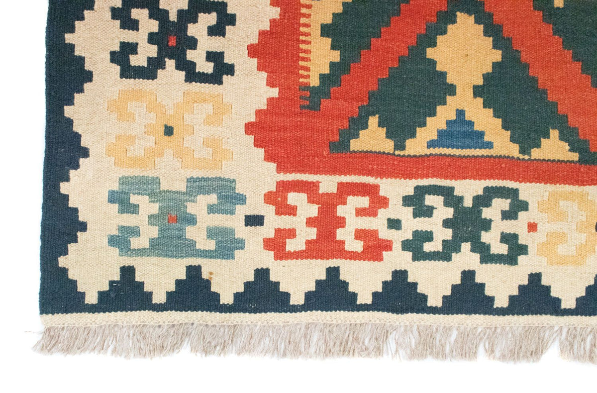 Kelim Carpet - orientalisk matta - 210 x 155 cm - orange