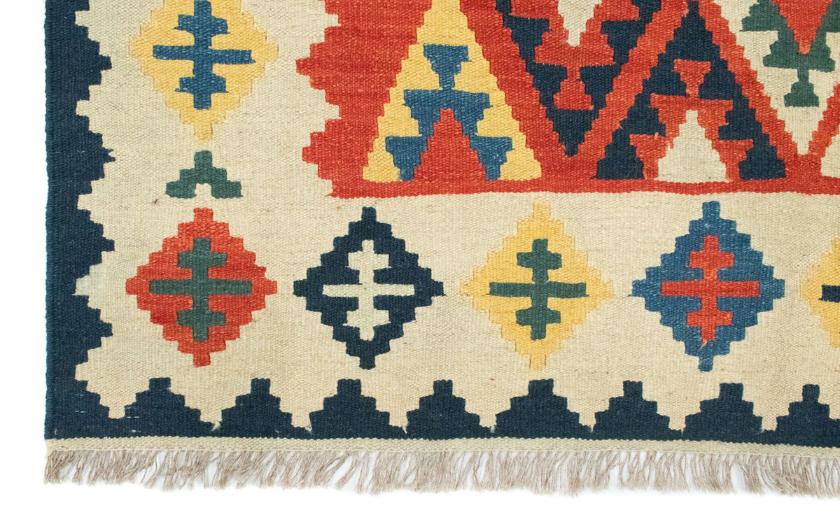 Kelim Carpet - orientalisk matta - 205 x 153 cm - orange