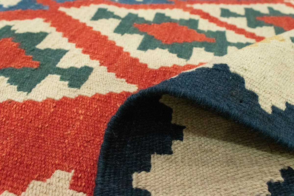 Kelim Carpet - orientalisk matta - 205 x 153 cm - orange