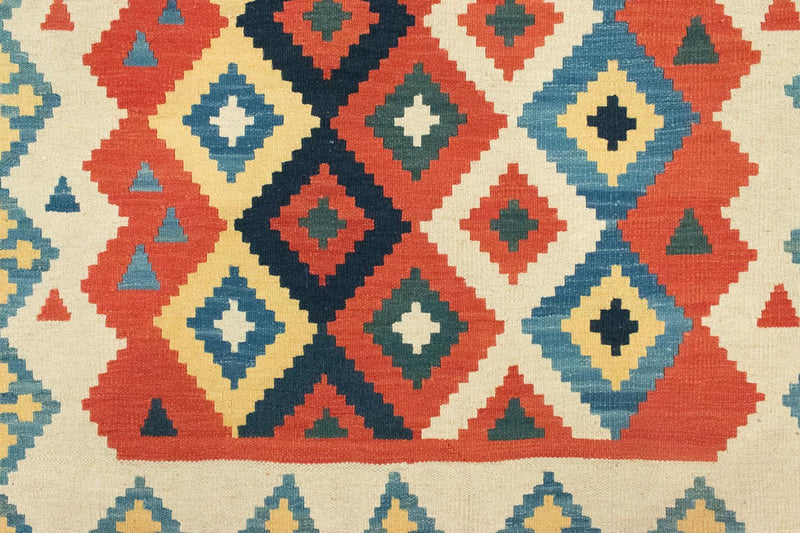 Kelim Carpet - orientalisk matta - 205 x 155 cm - orange