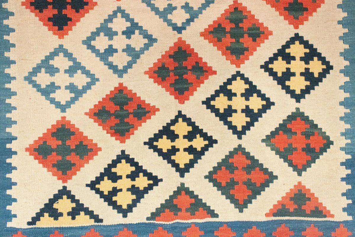 Kelim Carpet - orientalisk matta - 205 x 150 cm - beige