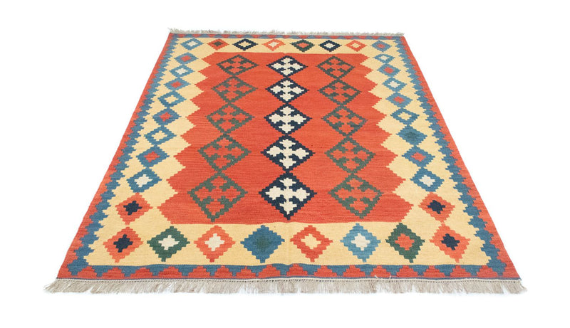 Kelim Carpet - orientalisk matta - 200 x 150 cm - orange