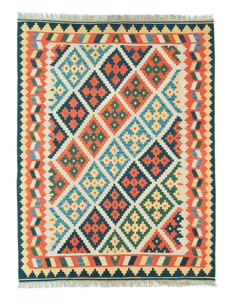 Kelim Carpet - orientalisk matta - 205 x 157 cm - orange