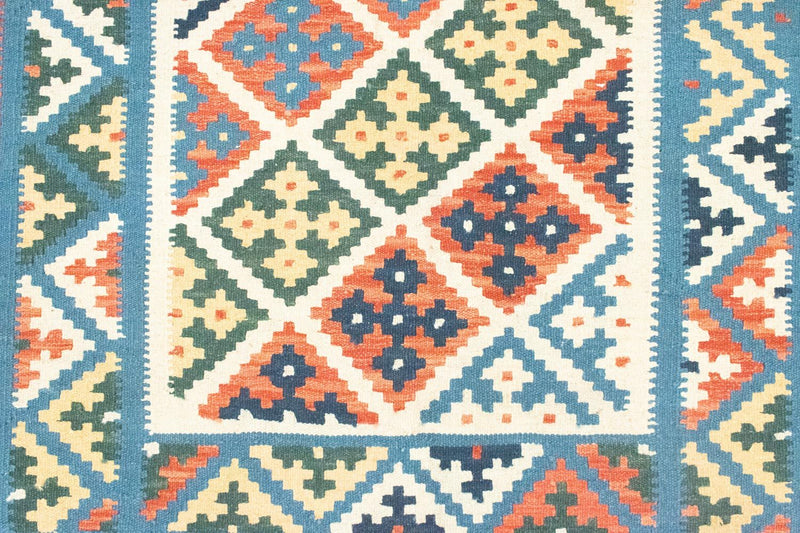 Kelim Carpet - orientalisk matta - 187 x 127 cm - orange