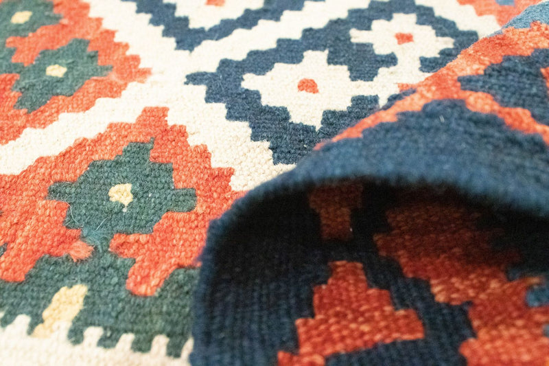 Kelim Carpet - orientalisk matta - 187 x 127 cm - orange