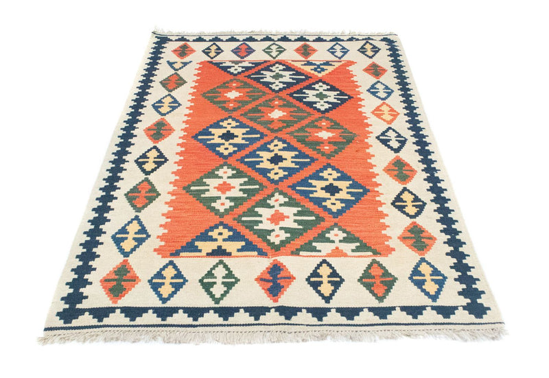 Kelim Carpet - orientalisk matta - 185 x 122 cm - orange