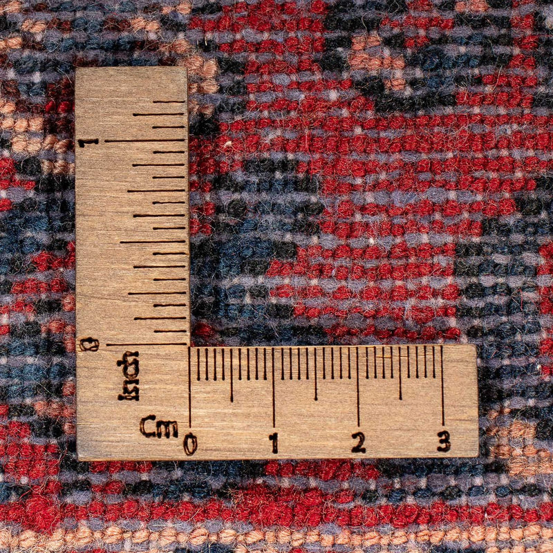 Persisk matta - Nomadic - 81 x 60 cm - mörkröd