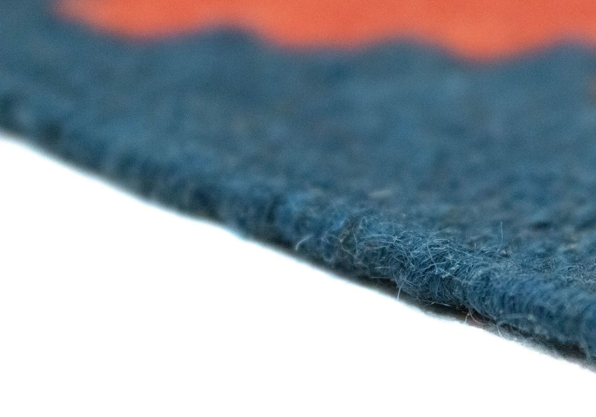 Kelim Carpet - orientalisk matta - 174 x 117 cm - blå