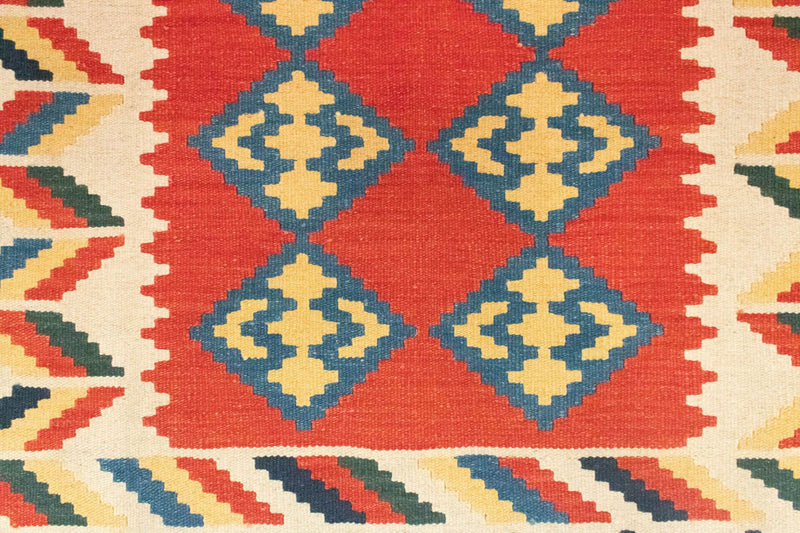 Kelim Carpet - orientalisk matta - 180 x 120 cm - orange