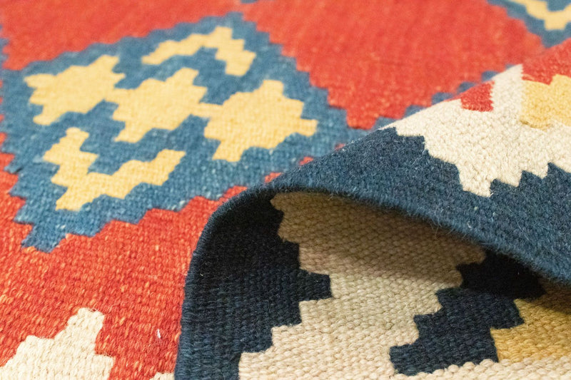 Kelim Carpet - orientalisk matta - 180 x 120 cm - orange