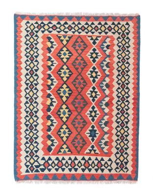 Kelim Carpet - orientalisk matta - 174 x 128 cm - röd