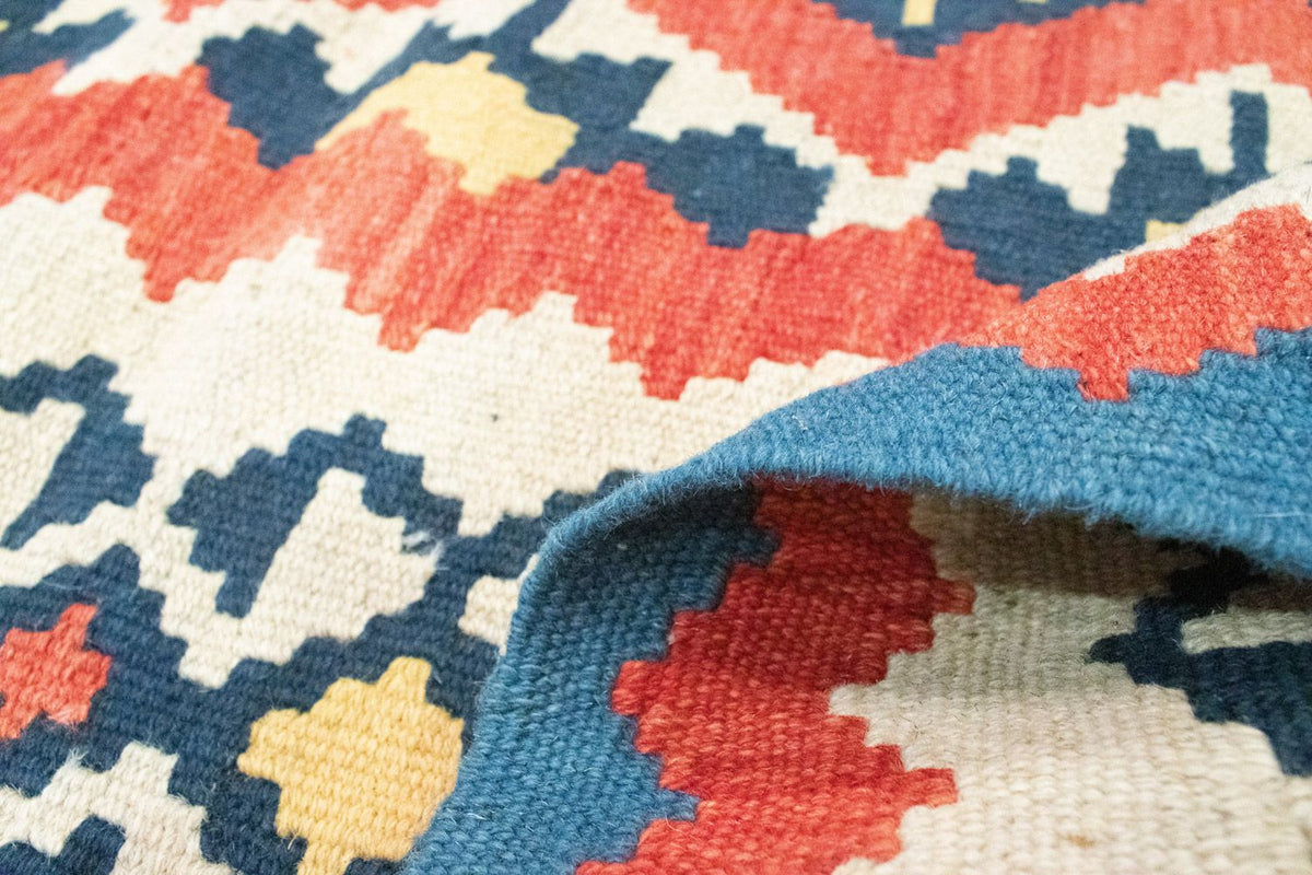 Kelim Carpet - orientalisk matta - 174 x 128 cm - röd