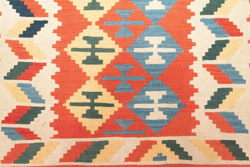 Kelim Carpet - orientalisk matta - 184 x 120 cm - orange