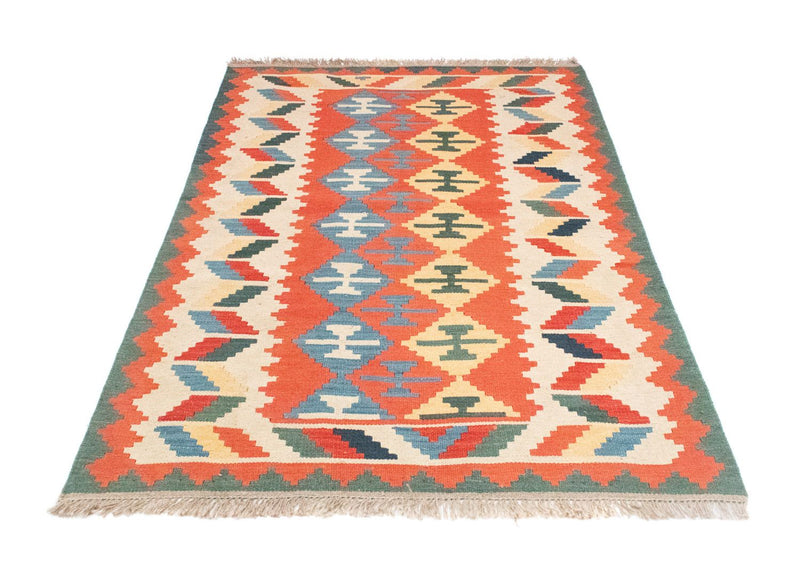 Kelim Carpet - orientalisk matta - 184 x 120 cm - orange