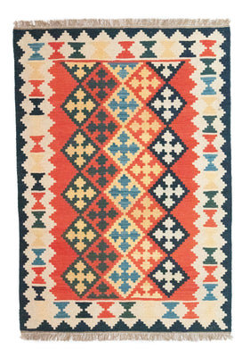Kelim Carpet - orientalisk matta - 180 x 125 cm - orange