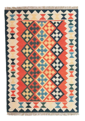 Kelim Carpet - orientalisk matta - 180 x 125 cm - orange