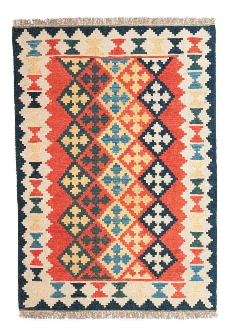 Kelim Carpet - orientalisk matta - 180 x 125 cm - orange