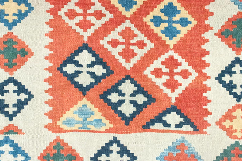 Kelim Carpet - orientalisk matta - 167 x 130 cm - orange