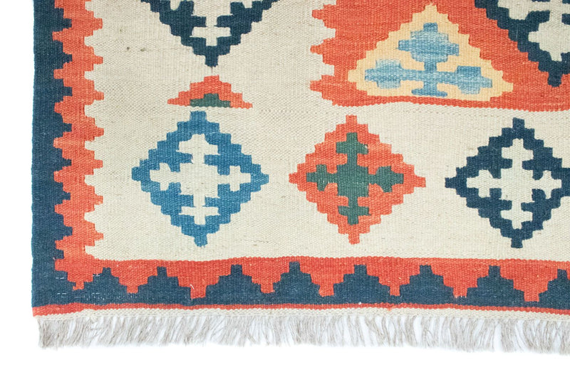 Kelim Carpet - orientalisk matta - 167 x 130 cm - orange