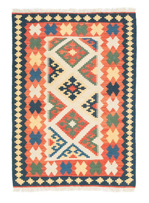 Kelim Carpet - orientalisk matta - 172 x 120 cm - orange
