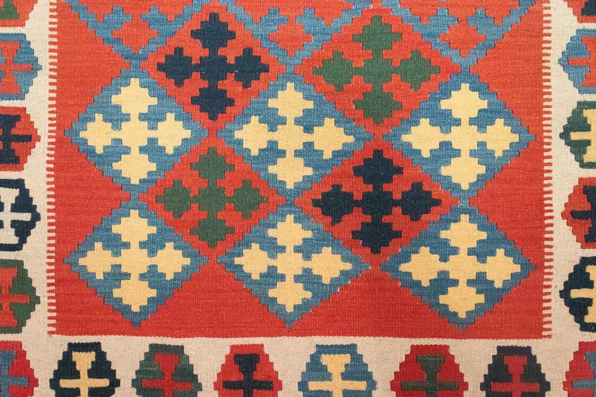 Kelim Carpet - orientalisk matta - 180 x 120 cm - orange