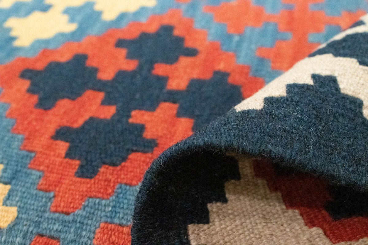 Kelim Carpet - orientalisk matta - 180 x 120 cm - orange