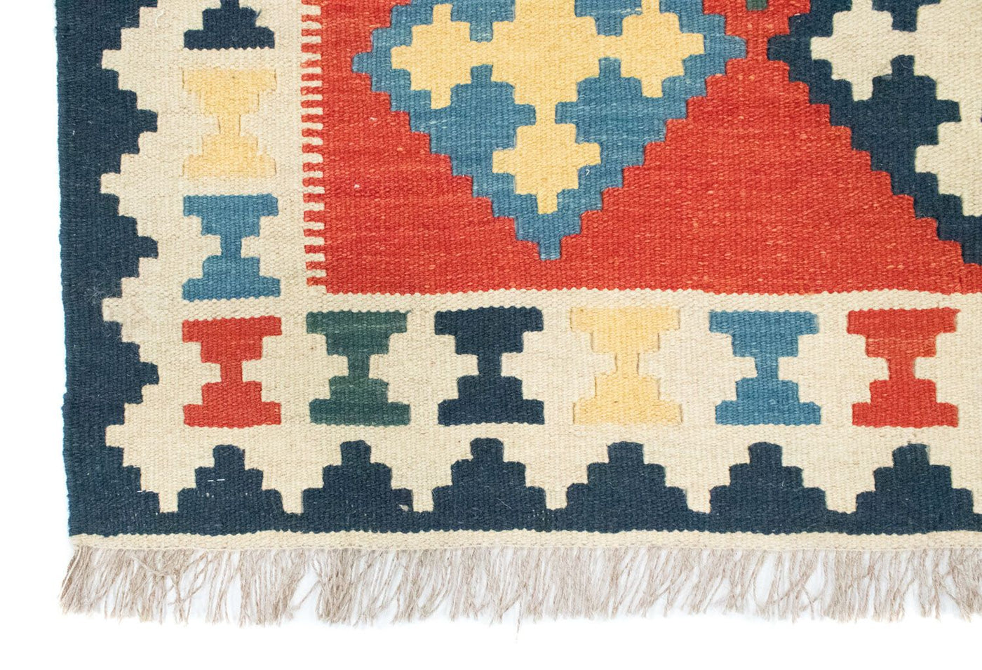 Kelim Carpet - orientalisk matta - 180 x 120 cm - orange