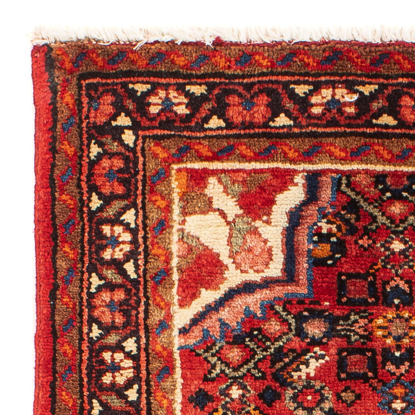 Persisk matta - Nomadic - 98 x 64 cm - mörkröd