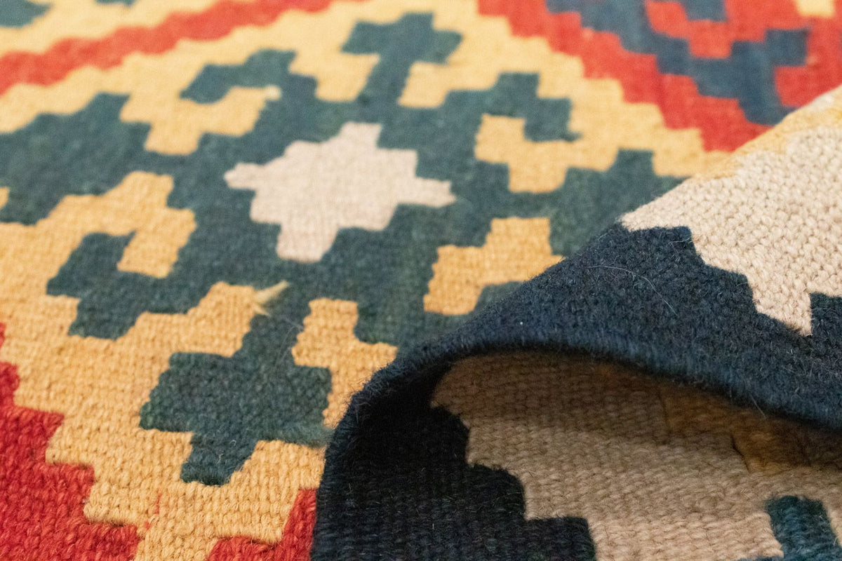 Kelim Carpet - orientalisk matta - 180 x 120 cm - orange