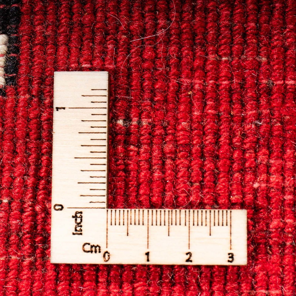 Persisk matta - Nomadic - 204 x 135 cm - mörkröd