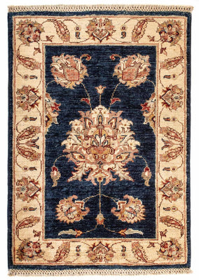 Ziegler Carpet - 95 x 62 cm - mörkblå