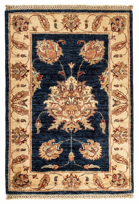 Ziegler Carpet - 95 x 59 cm - mörkblå