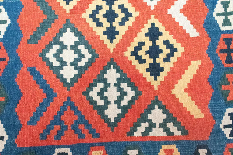 Kelim Carpet - orientalisk matta - 181 x 126 cm - orange