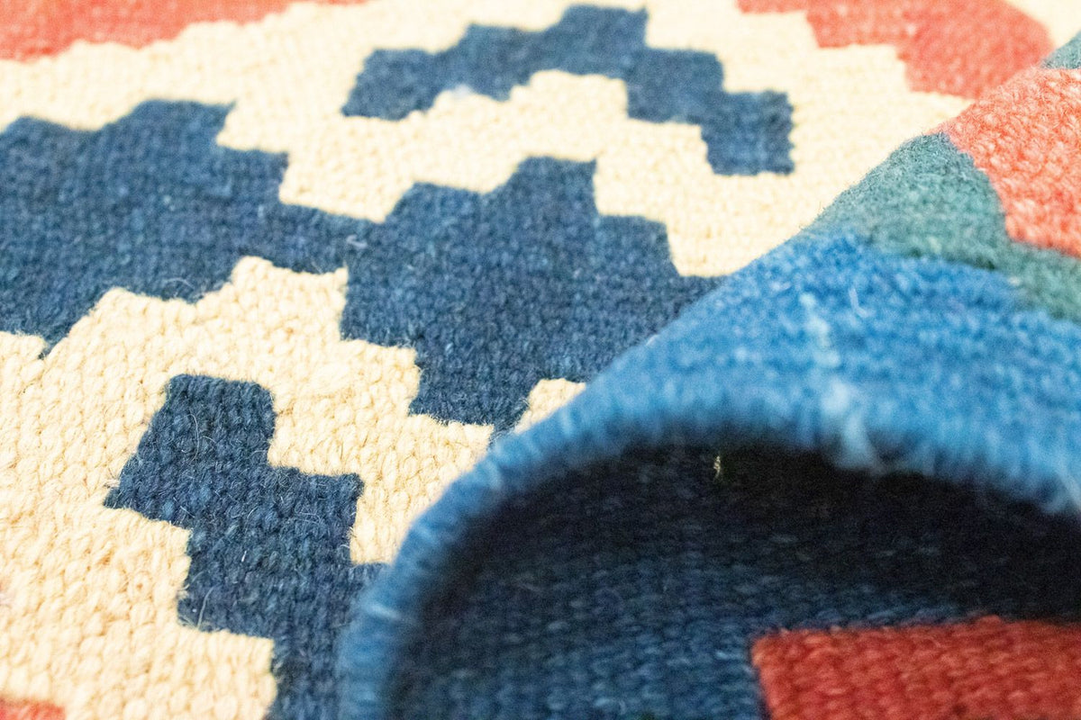 Kelim Carpet - orientalisk matta - 181 x 126 cm - orange