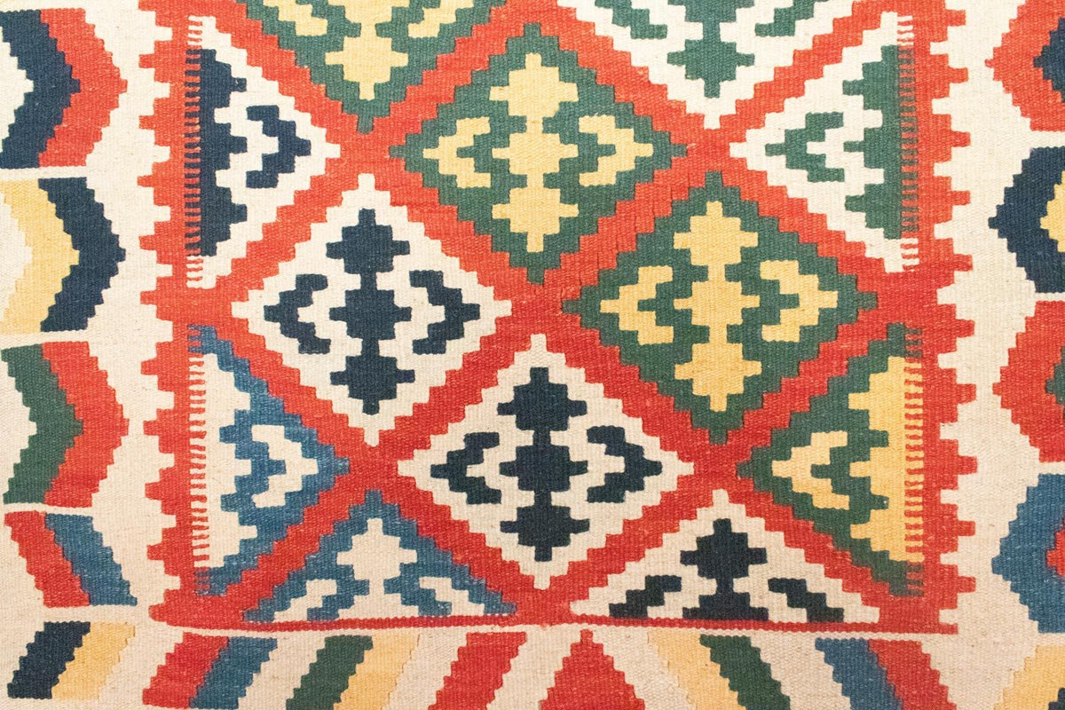 Kelim Carpet - orientalisk matta - 185 x 125 cm - orange