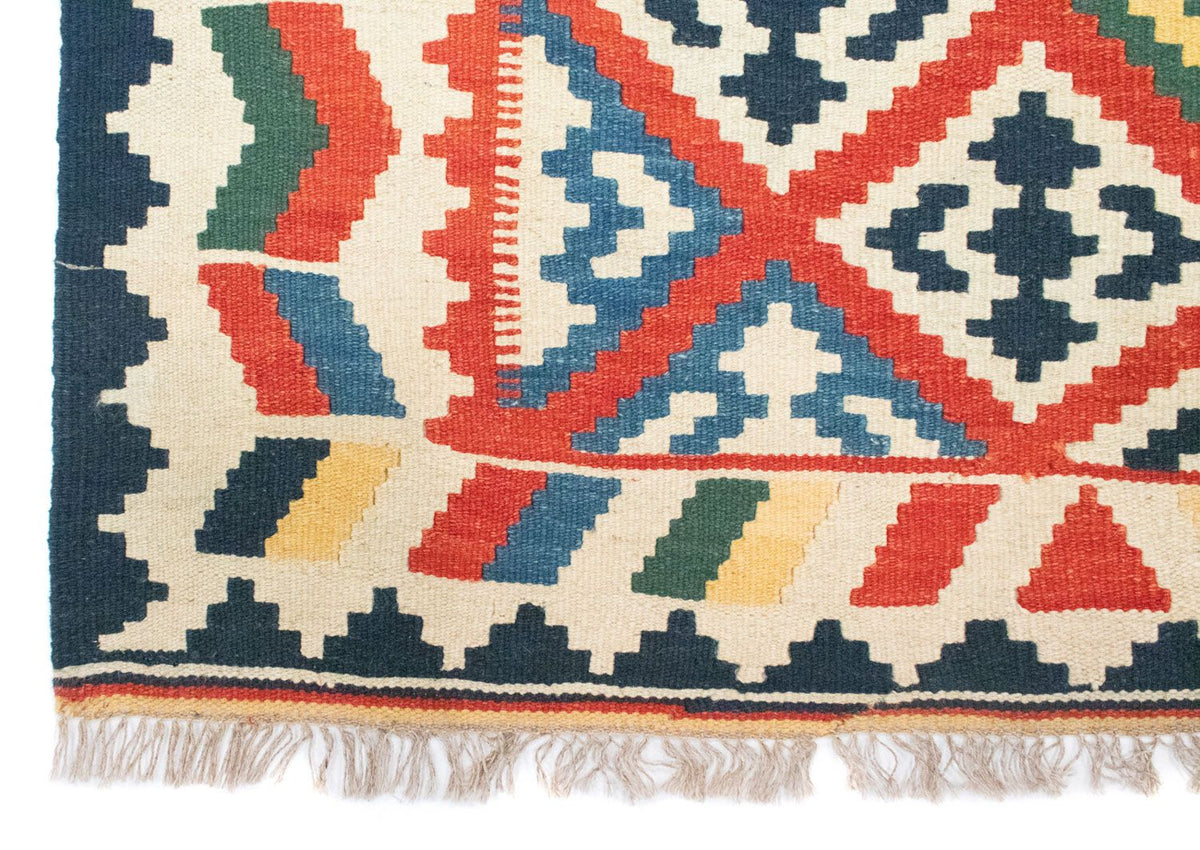 Kelim Carpet - orientalisk matta - 185 x 125 cm - orange