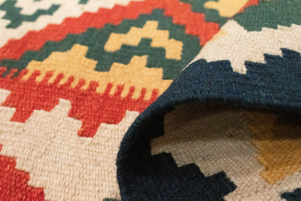 Kelim Carpet - orientalisk matta - 185 x 125 cm - orange