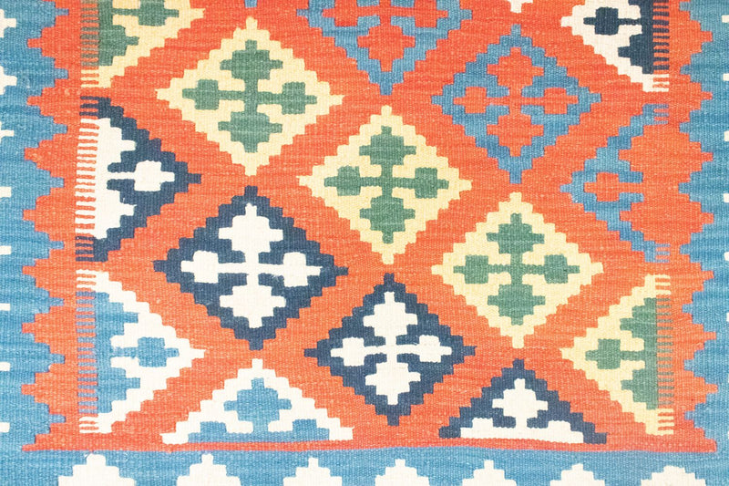 Kelim Carpet - orientalisk matta - 180 x 120 cm - orange