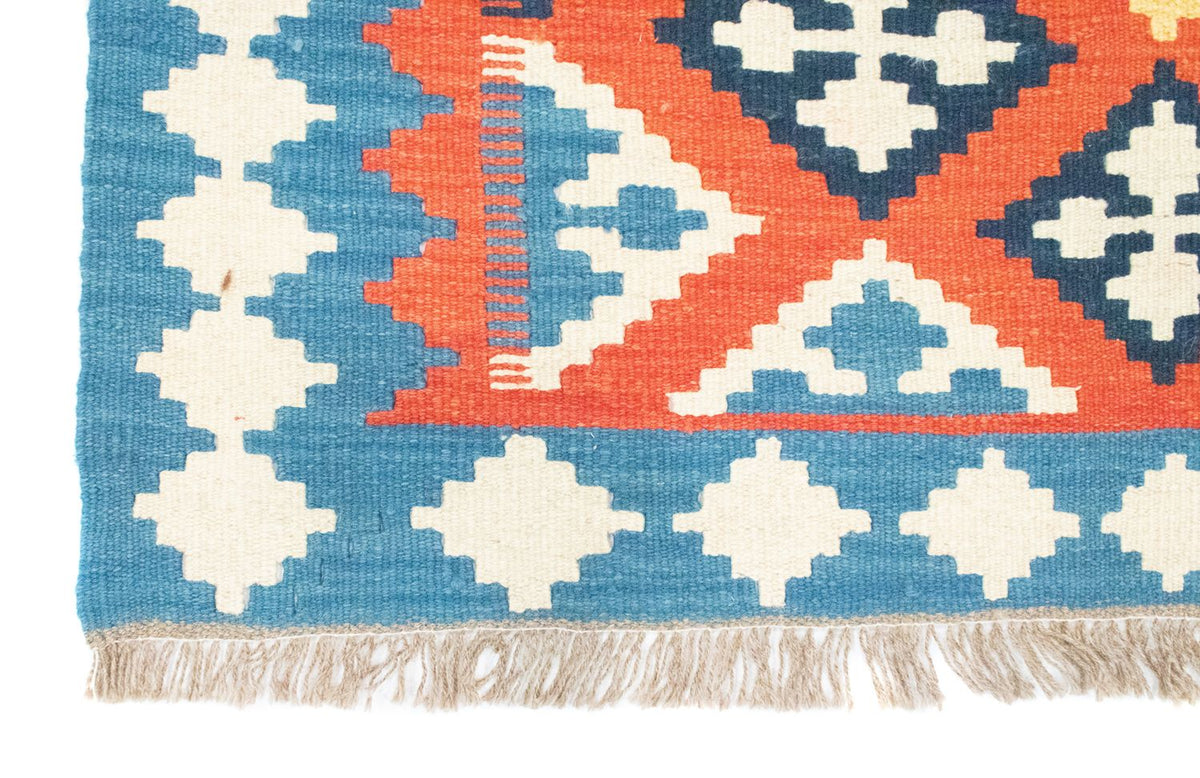 Kelim Carpet - orientalisk matta - 180 x 120 cm - orange