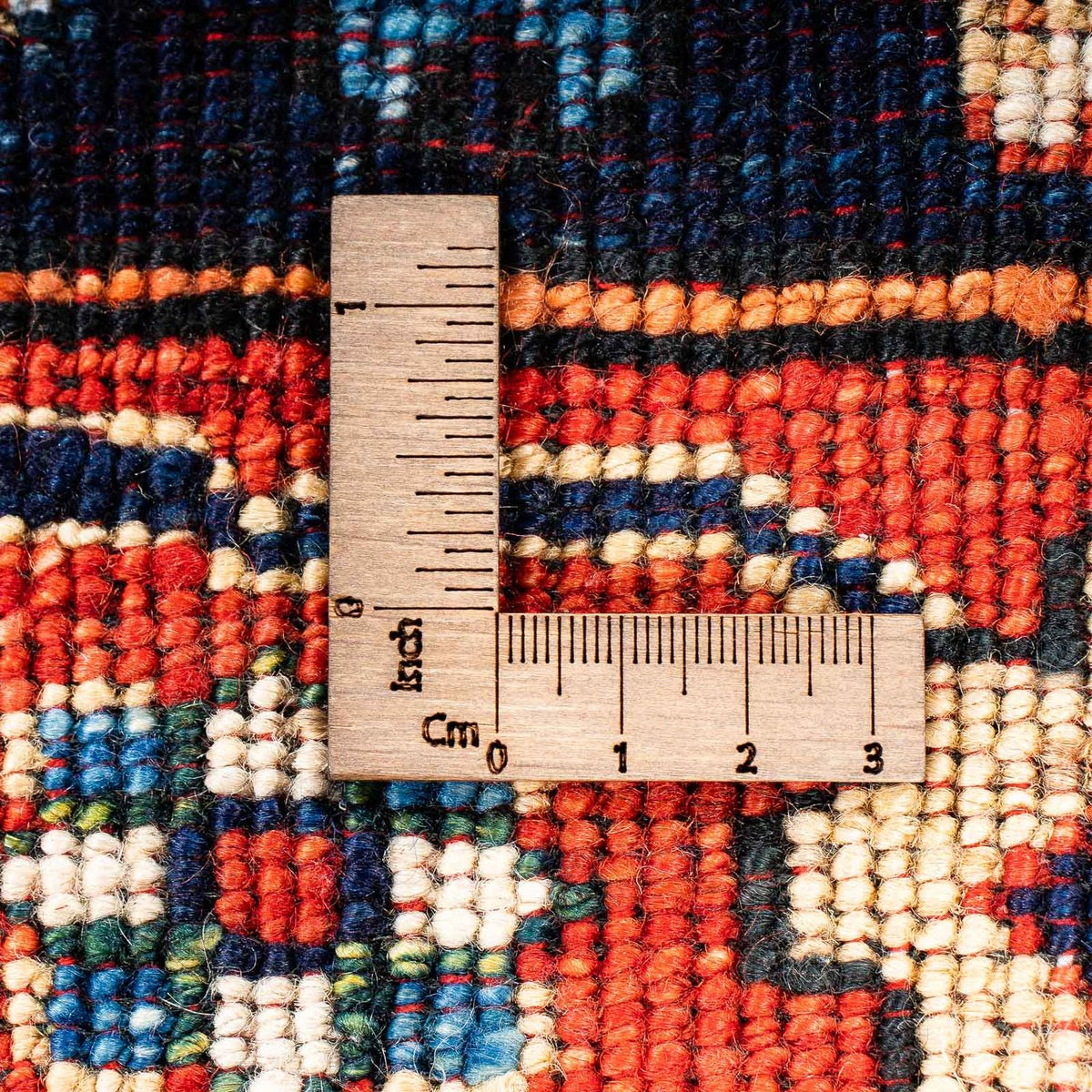 Afghansk matta - 195 x 150 cm - röd