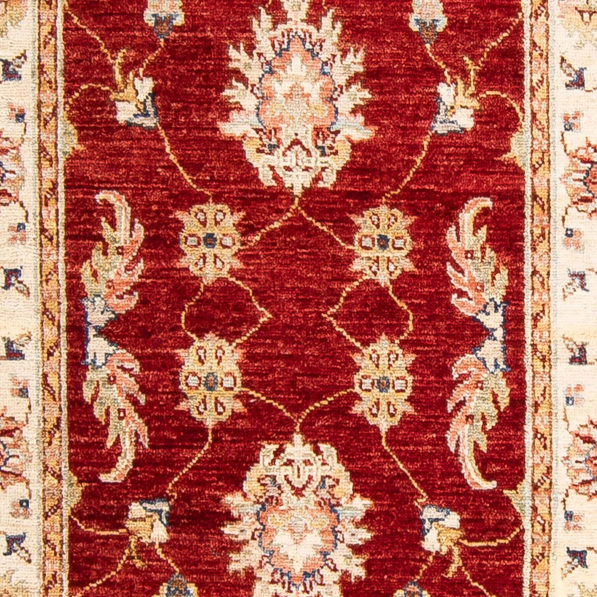 Runner Ziegler Carpet - 311 x 83 cm - mörkröd