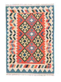 Kelim Carpet - orientalisk matta - 170 x 120 cm - orange