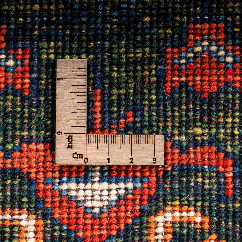 Afghansk matta - 196 x 158 cm - röd