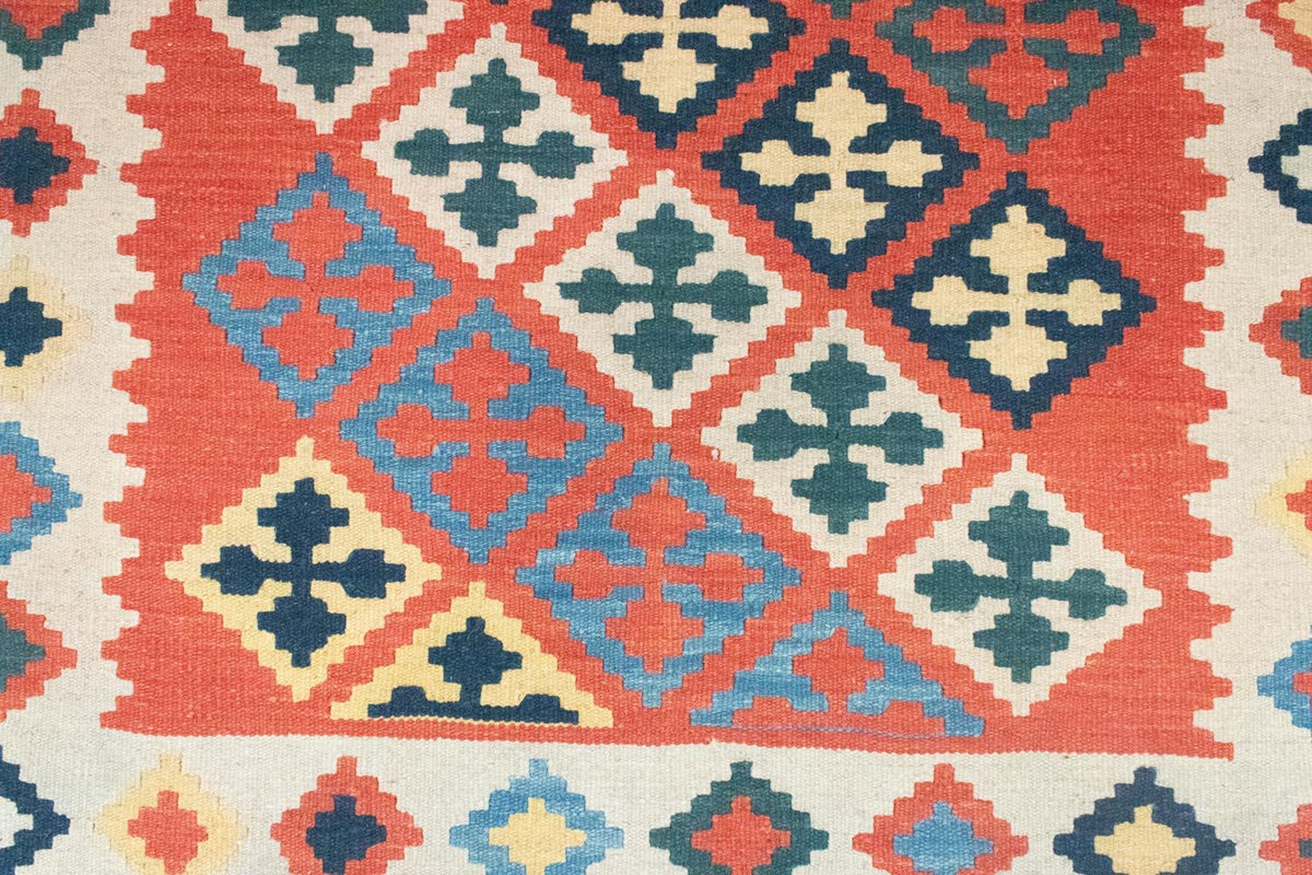 Kelim Carpet - orientalisk matta - 186 x 120 cm - orange