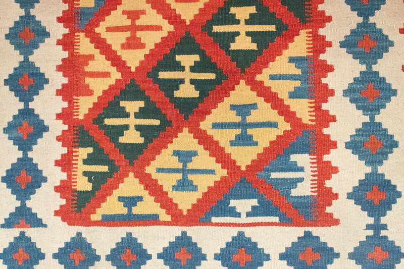 Kelim Carpet - orientalisk matta - 190 x 120 cm - orange