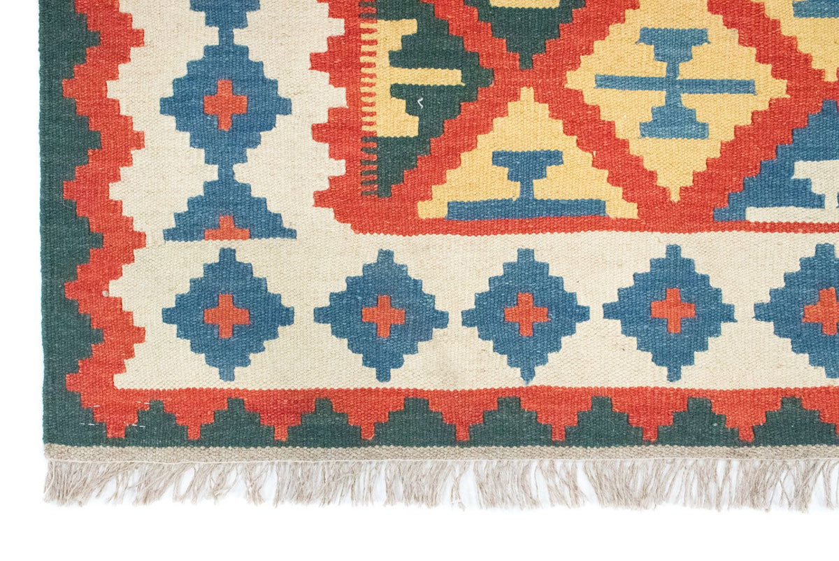 Kelim Carpet - orientalisk matta - 190 x 120 cm - orange