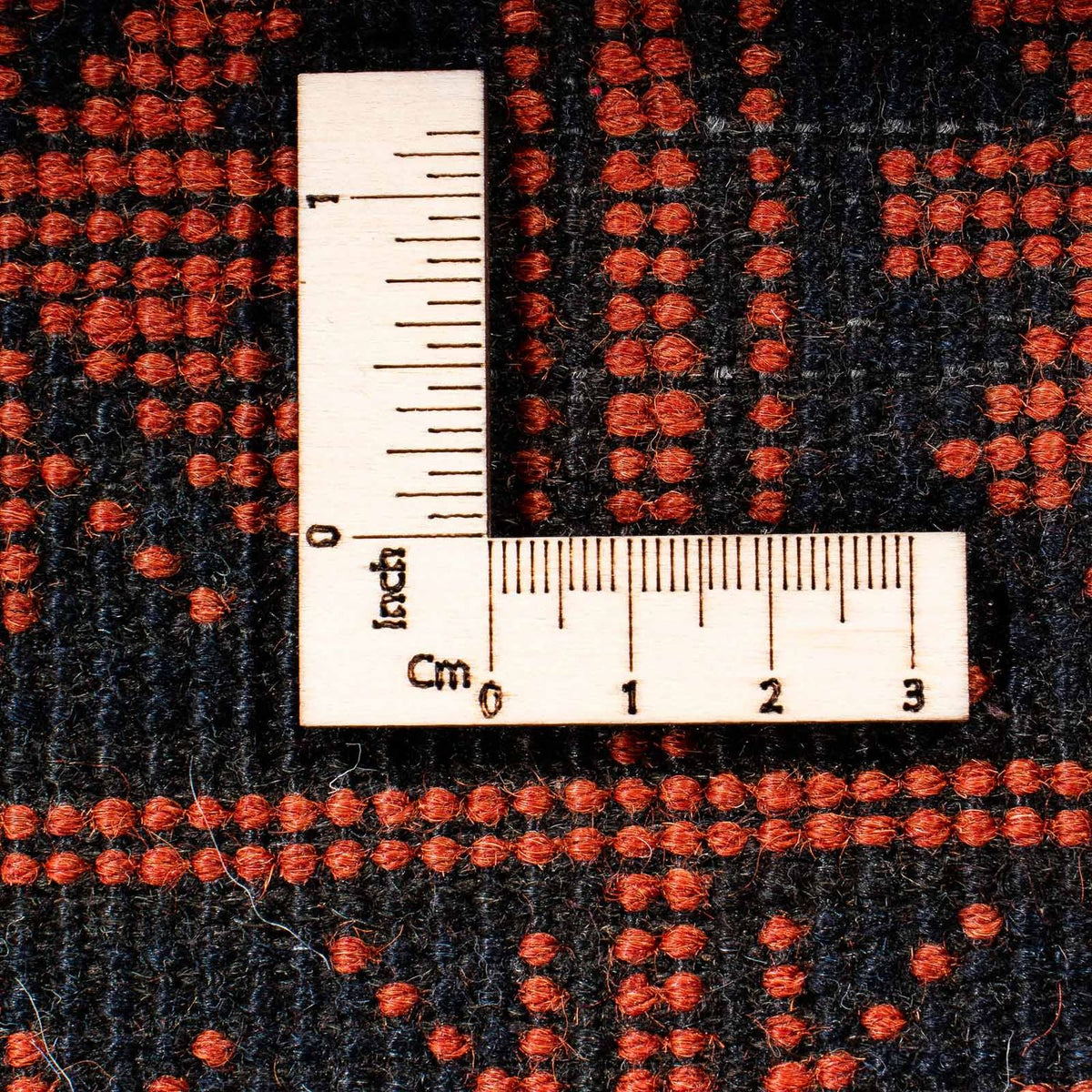 Afghansk matta - 174 x 118 cm - rost